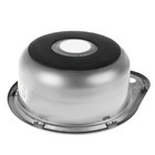 Мойка кухонная Accoona AB4539, врезная, круглая, толщина 0.6 мм, 450×390×165 мм, глянец - Фото 3