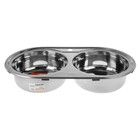 Мойка кухонная Accoona AB4479B, врезная, двойная, толщина 0.6 мм, 790×440×165 мм, глянец - Фото 3