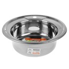 Мойка кухонная Accoona AB4949, врезная, круглая, толщина 0.6 мм, 490×165 мм, глянец - Фото 2