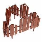 Ограждение декоративное, 25×170 см, 5 секций, пластик, терракотовое, «Чудный сад» - Фото 9