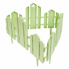 Ограждение декоративное, 25×170 см, 5 секций, пластик, салатовое, «Чудный сад» - Фото 9