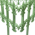 Ограждение декоративное, 25×180 см, 5 секций, пластик, салатовое, «Классика» - Фото 11