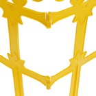 Ограждение декоративное, 33 × 267 см, 7 секций, пластик, жёлтое, «Роскошный сад» - Фото 5