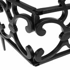 Ограждение декоративное, 30×290 см, 5 секций, пластик, чёрное, «Парковый» - Фото 11