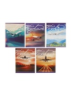 Тетрадь 48 листов в клетку, Calligrata «Самолеты», серые листы, МИКС - Фото 3