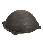 Казан Шафран, 12 л, круглое дно, алюминиевая крышка, чугун - Фото 5