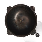 Казан чугунный, 10 л, плоское дно, алюминиевая крышка - Фото 4