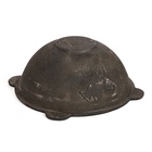 Казан чугунный, 10 л, плоское дно, алюминиевая крышка - Фото 5