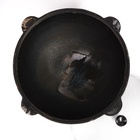 Казан Шафран, 16 л, плоское дно, алюминиевая крышка, чугун - Фото 4