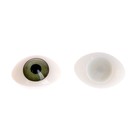 Глаза, набор 8 шт., размер радужки 12 мм, цвет зелёный - фото 8373817