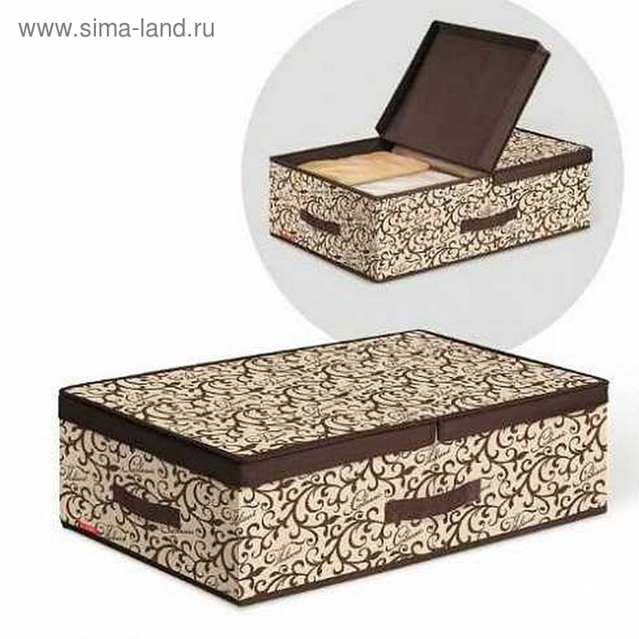 Короб с двойной крышкой Classic, 58 х 40 х 18 см - Фото 1