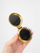 Расчёска массажная «Перламутр», складная, с зеркалом, d=6 см, МИКС - Фото 2