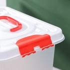 Аптечка универсальная, 10 л, прозрачная, белая - Фото 3