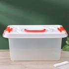 Аптечка универсальный, 8 л, прозрачная, белая - Фото 4