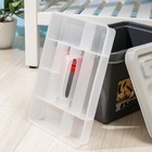 Бокс универсальный с крышкой и вкладышем «Для инструментов», 10 л, 35×24×21 см - Фото 5