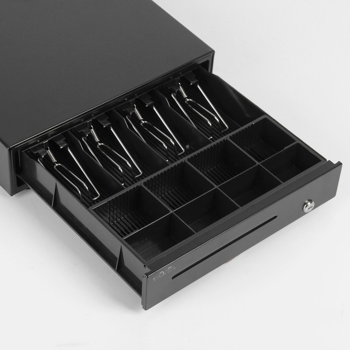 Денежный ящик Форт 4К, электромеханический, цвет чёрный - фото 1886290024