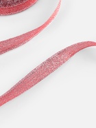 Лента парчовая, 10 мм, 23±1 м, красная №039 - Фото 3