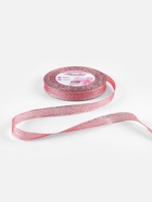 Лента парчовая, 10 мм, 23±1 м, красная №039 - Фото 4