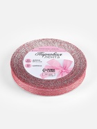 Лента парчовая, 10 мм, 23±1 м, красная №039 - Фото 5