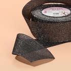 Лента парчовая, 40 мм, 23±1 м, чёрная №029 - Фото 3