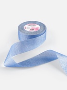 Лента парчовая, 40 мм, 23±1 м, синяя №037 - Фото 4