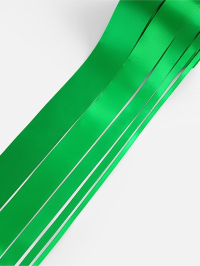 Атласная лента, набор 5 шт., 6/10/20/40/50 мм, 23±1 м, зелёная №19