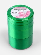 Атласная лента, набор 5 шт., 6/10/20/40/50 мм, 23±1 м, зелёная №19 - Фото 4