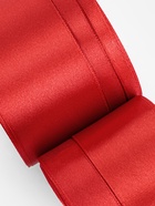 Атласная лента, набор 5 шт., 6/10/20/40/50 мм, 23±1 м, красная №26 - Фото 4