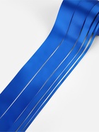 Атласная лента, набор 5 шт., 6/10/20/40/50 мм, 23±1 м, синяя №40 - Фото 3