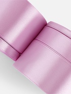 Атласная лента, набор 5 шт., 6/10/20/40/50 мм, 23±1 м, светло-сиреневая №45 - Фото 4