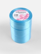 Набор атласных лент, 5 шт., 6/10/20/40/50 мм, 23±1 м, голубой - Фото 5