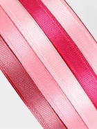 Атласная лента, набор 5 шт., 6 мм, 23±1 м, розовая - Фото 4