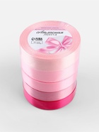 Атласная лента, набор 5 шт., 20 мм, 23±1 м, розовая - Фото 5