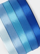 Атласная лента, набор 5 шт., 10 мм, 23±1 м, синяя, голубая - Фото 3