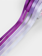 Атласная лента, набор 5 шт., 10 мм, 23±1 м, фиолетовая, сиреневая - Фото 2