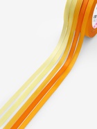 Атласная лента, набор 5 шт., 6 мм, 23±1 м, жёлтый, оранжевый - Фото 3