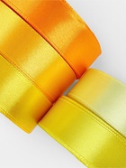 Набор атласных лент, 5 шт., 20 мм, 23±1 м, жёлтый, оранжевый - Фото 4