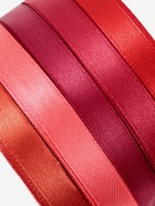 Атласная лента, набор 5 шт., 10 мм, 23±1 м, красная, бордовая - Фото 3