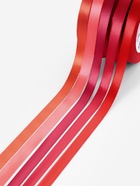 Атласная лента, набор 5 шт., 10 мм, 23±1 м, красная, бордовая - Фото 4