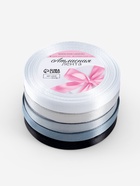 Набор атласных лент, 5 шт., размер 1 ленты: 10 мм × 23 ± 1 м, цвет серый спектр - Фото 3