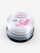 Атласная лента, набор 5 шт., 10 мм, 23±1 м, серая, чёрная - Фото 4