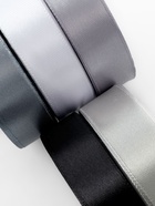 Набор атласных лент, 5 шт., размер 1 ленты: 20 мм × 23 ± 1 м, цвет серый спектр - Фото 3