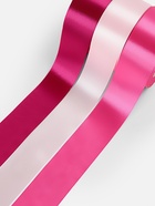 Атласная лента, набор 3 шт., 40 мм, 23±1 м, розовая - Фото 3