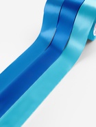 Атласная лента, набор 3 шт., 40 мм, 23±1 м, голубая, синяя - Фото 4