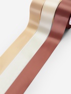 Атласная лента, набор 3 шт., 50 мм, 23±1 м, бежевая - Фото 4