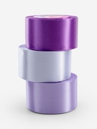 Атласная лента, набор 3 шт., 50 мм, 23±1 м, фиолетовая, сиреневая - Фото 2