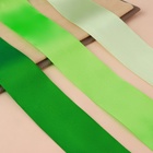 Набор атласных лент, 3 шт, размер 1 ленты: 50 мм × 23 ± 1 м, цвет зелёный спектр - Фото 2