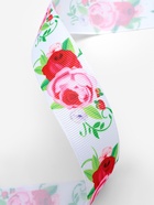 Лента репсовая «Пионы», 25 мм, 18±1 м, разноцветная - Фото 3