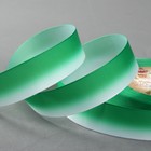 Лента репсовая «Градиент», 25 мм, 18 ± 1 м, цвет зелёный - Фото 1