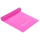Эспандер ленточный для фитнеса ONLYTOP, 150×15×0.035 см, 5 кг, в тубе, цвет МИКС - Фото 4